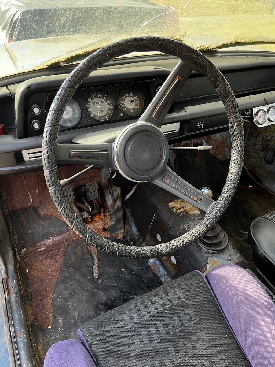 1969 bmw 2002 coupe blue