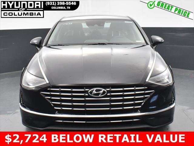 2023 hyundai sonata hybrid blue