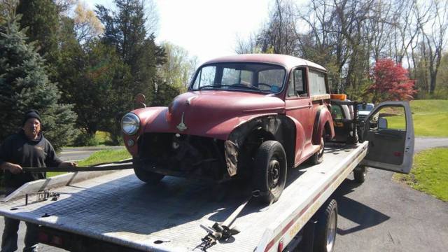 1960 morris minor 1000 traveller woody wagon left hand drive
