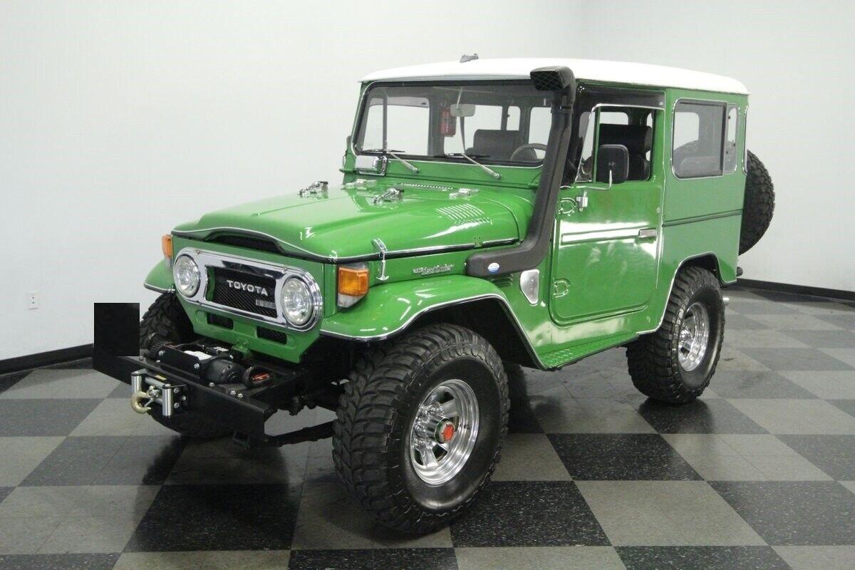 1977 toyota land cruiser bj40 diesel 4 speed manual 60390 miles