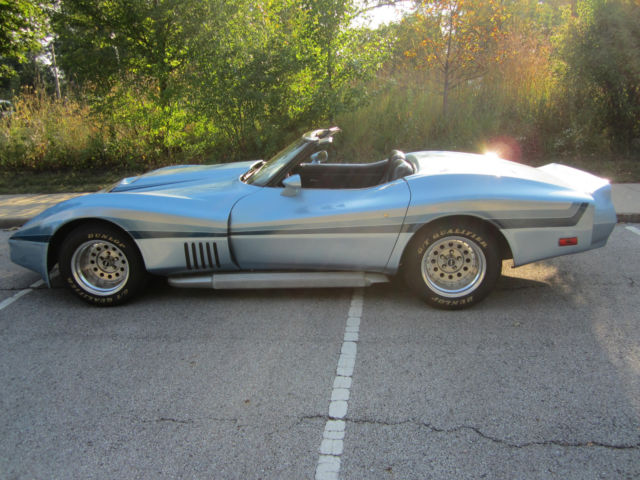 1978 corvette convertible, greenwood corvette, wide body custom, eclkers