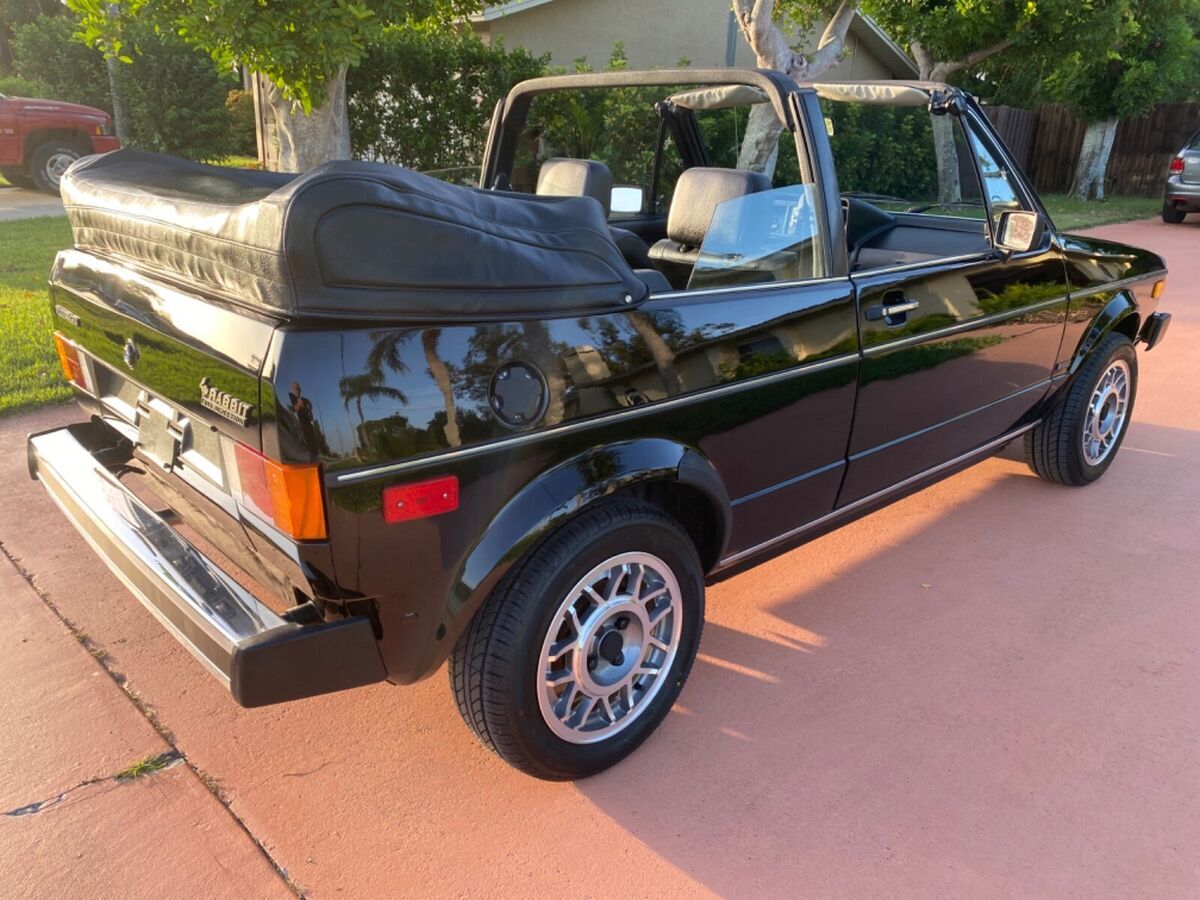 1982 volkswagen rabbit convertible cabriolet base 1.7l