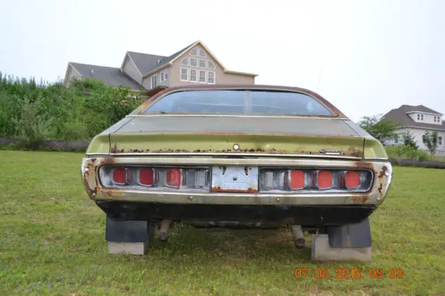 1971 dodge charger 500 - factory sunroof