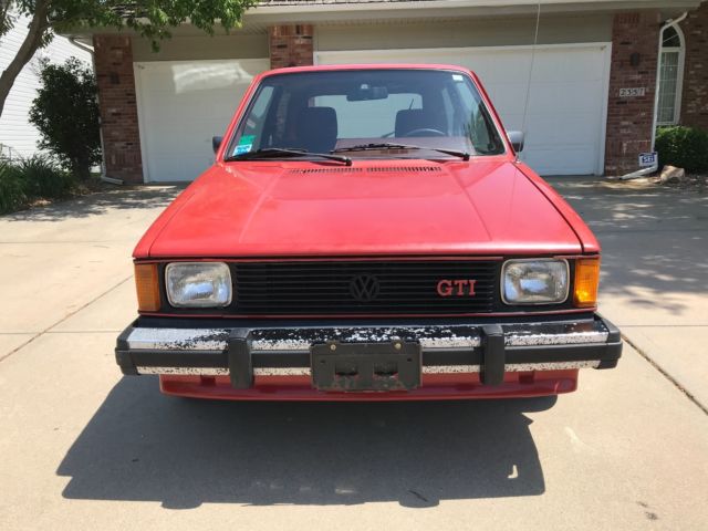 *all original 1984 volkswagen rabbit gti with 28k actual miles!!*
