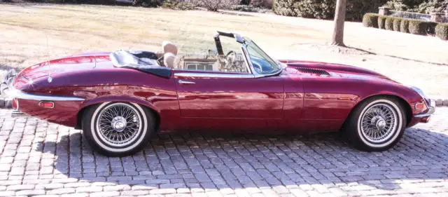 1972 jaguar xke convertible - only 24,000 original miles