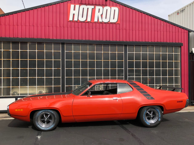 1971 plymouth satellite, 400 ci, 4-speed, california car, hemi orange
