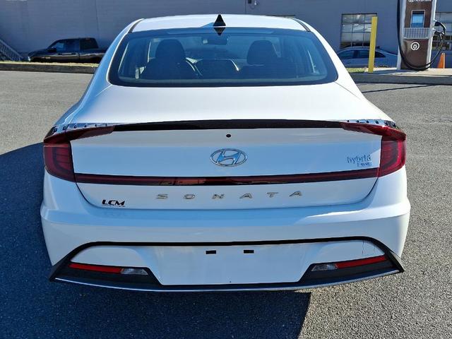 2021 hyundai sonata hybrid blue