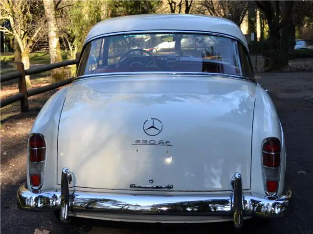 1960 mercedes-benz 220 se factory sun roof coupe, pontoon, quality driver