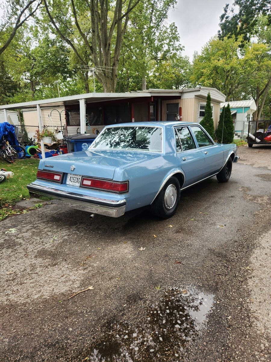 1983 plymouth gran fury blue caravelle