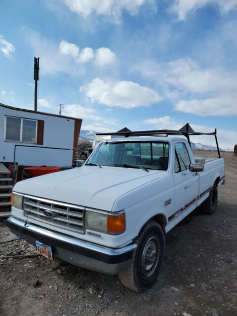 1987 ford f-250 pickup white rwd automatic