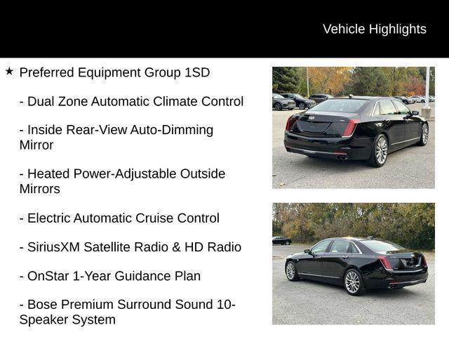 2018 cadillac ct6 3.6l luxury