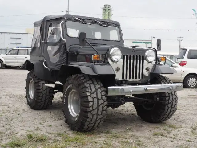 1984 mitsubishi j59 jeep willys cj3b jdm rhd postal? rare