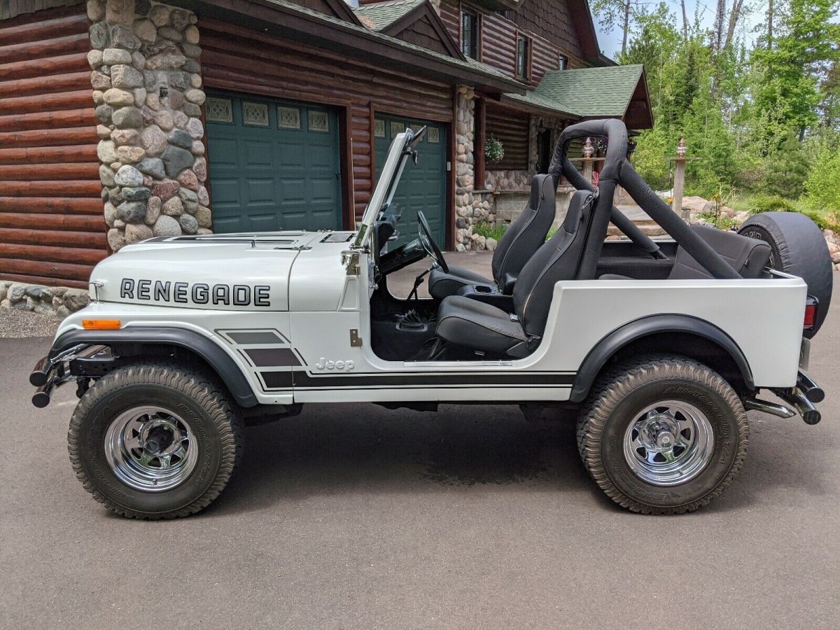 1983 jeep cj7 suv white 4wd manual cj7