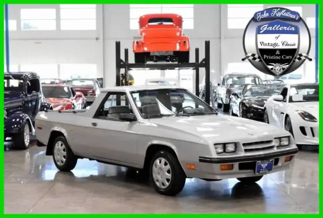 1984 dodge rampage 2.2l i4 8v automatic front wheel drive truck 84 85