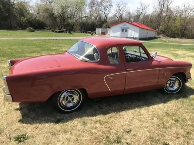 1953 studebaker champion custom 77305 miles rose 2 door hardtop sedan v8 manual
