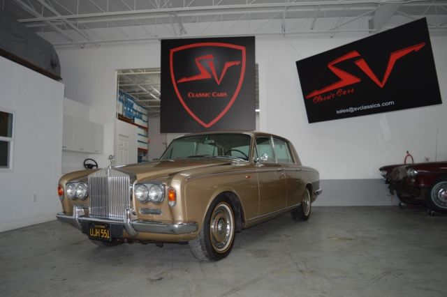 1966 rolls-royce silver shadow gold great deal!