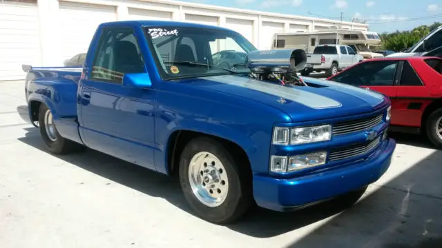 1993 pro street chevy short bed, blown 540 big block, th400, beautiful truck!