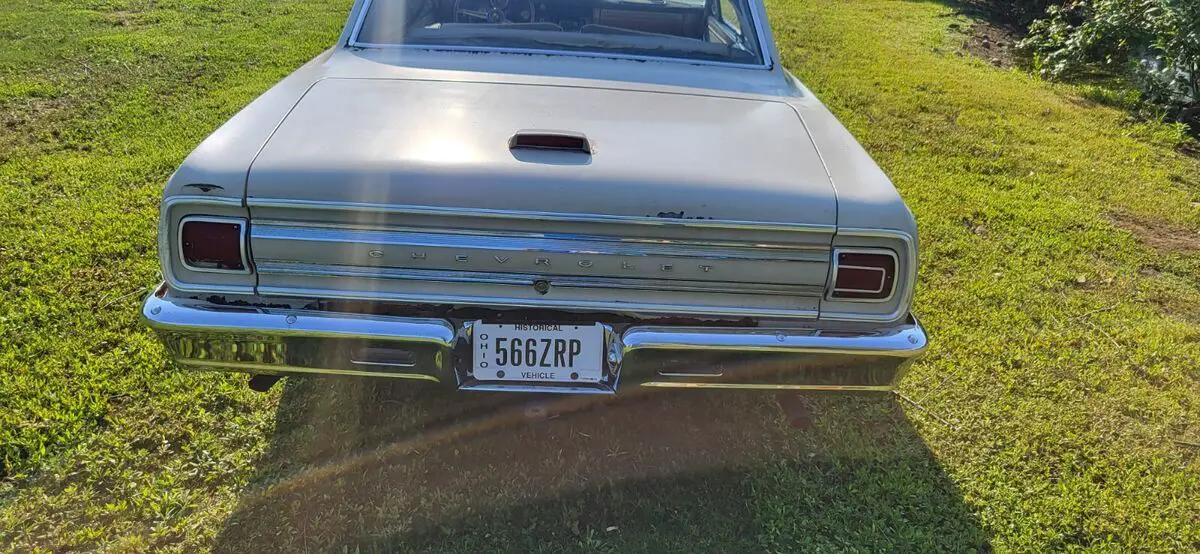 1965 chevelle malibu barn find runs good. 3 on the tree w/factory overdrive