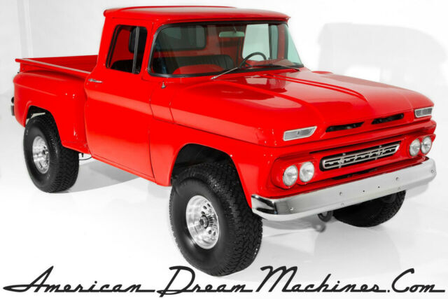 1961 chevrolet pickup 4x4 stepside 383 4-speed pickup truck