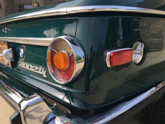 bmw 2002tii year 1973 rebuilt, green color, good condition, upgraded to 5 speed