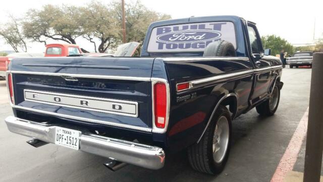 1976 f-100 xlt,390ci, a/c, auto rebuilt original drive train, leather, short bed