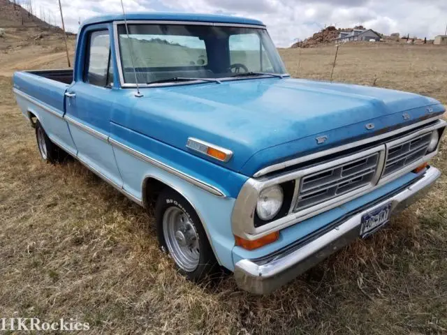 1972 ford sportcustom f-100 pickup *rare gem* - 2wd auto - *holley 4bbl carb