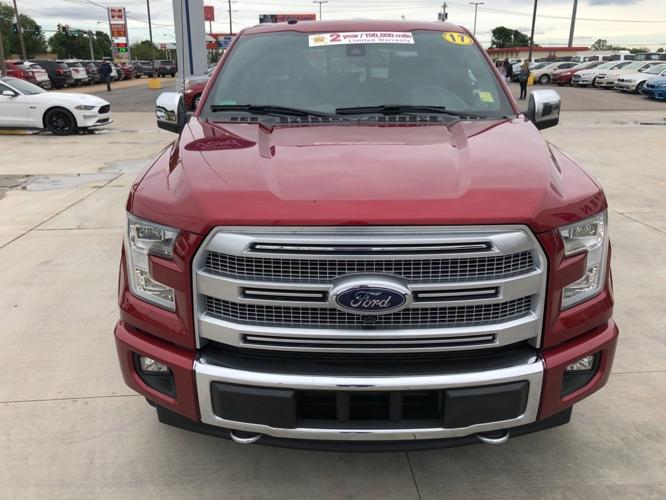 used 2017 ford f150 supercrew platinum enid, ok 73703 for sale in enid, oklahoma