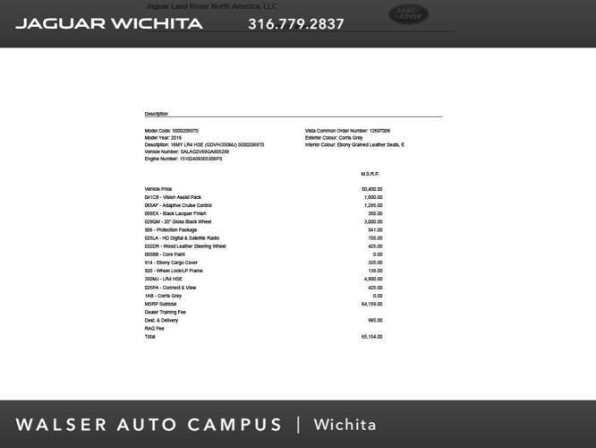 used 2016 land rover lr4 hse wichita, ks 67206 for sale in wichita, kansas