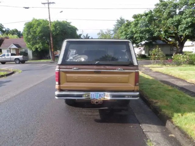4x4 ford f-250 ranger - camper special