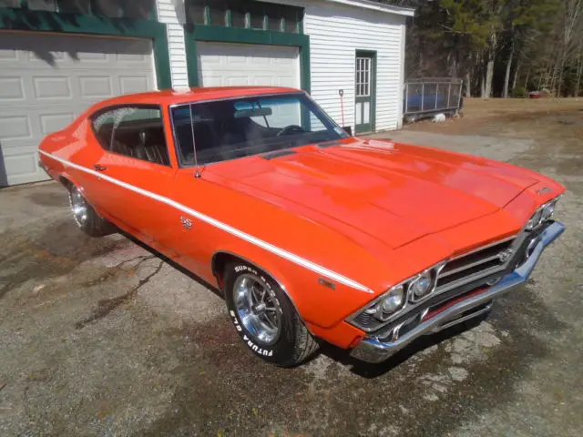 1969 chevelle ss, 396 automatic, factory hugger orange