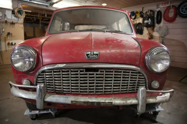 1962 austin mini super - barn find - super rare - unrestored