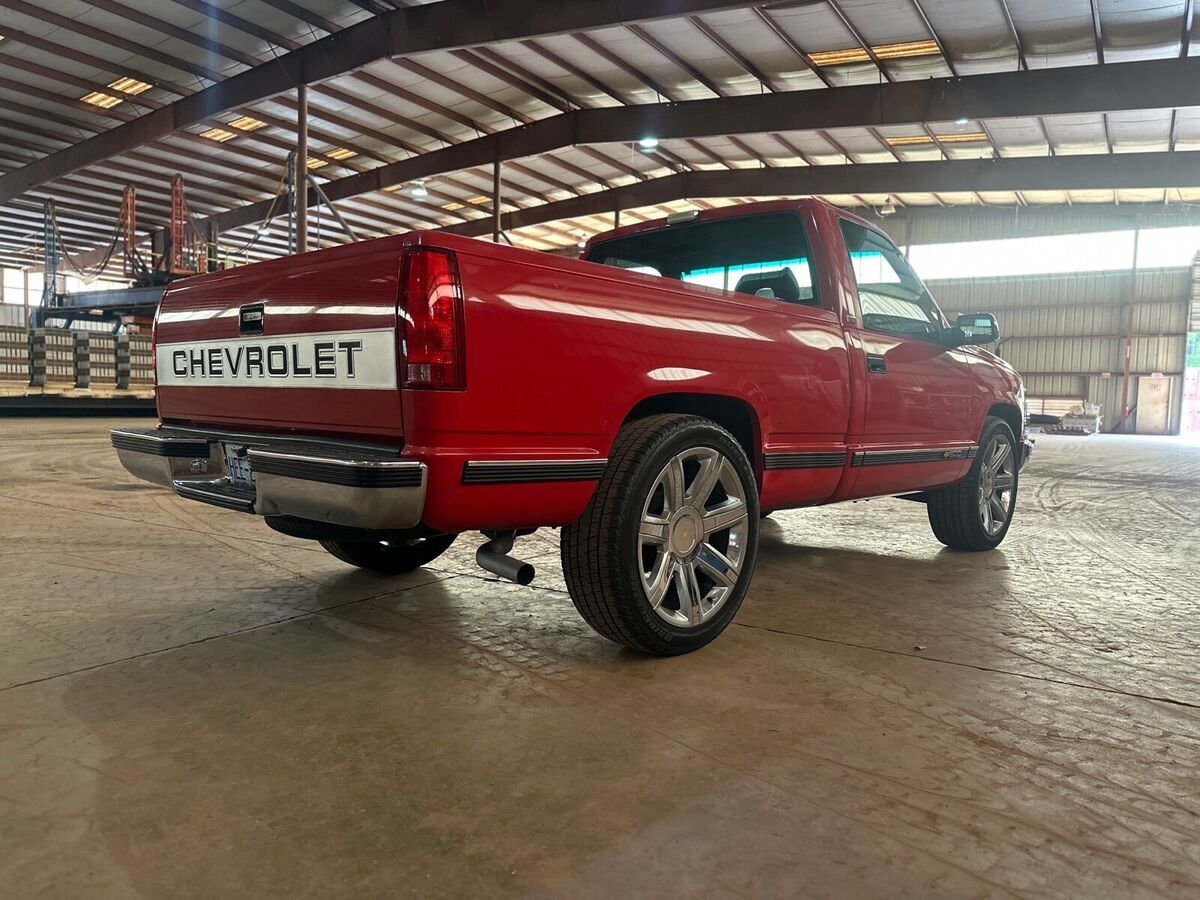 1993 chevrolet silverado 1500 pickup red rwd automatic c1500