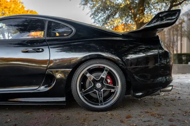 1994 toyota supra 2jz 5 speed manual, black, jza80, mkiv, body kit