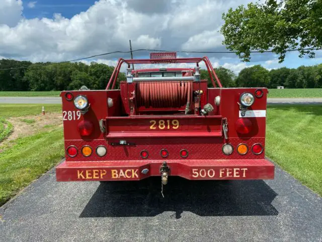1990 ford f350 forest fire truck only 8066 miles