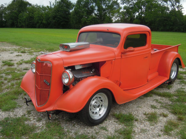 1936 ford pickup pro street, mild chevy big block, street driven never raced