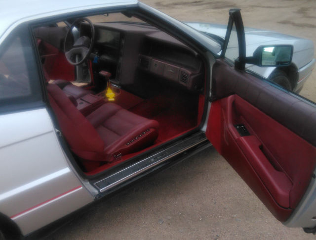1987 silver cadillac allante 107k awesome car