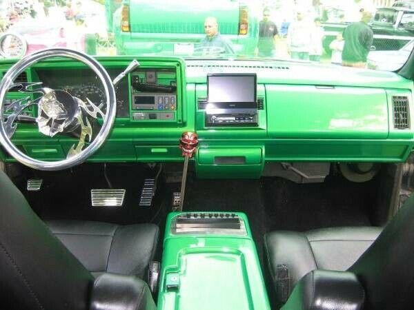 1994 lifted chevy k1500 suburban suv black & green 4wd automatic k1500 monster