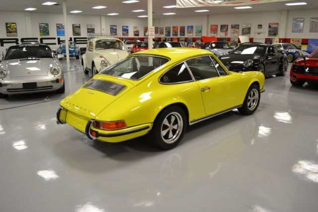 1970 porsche 911s 61669 miles yellow 2.2 litre manual