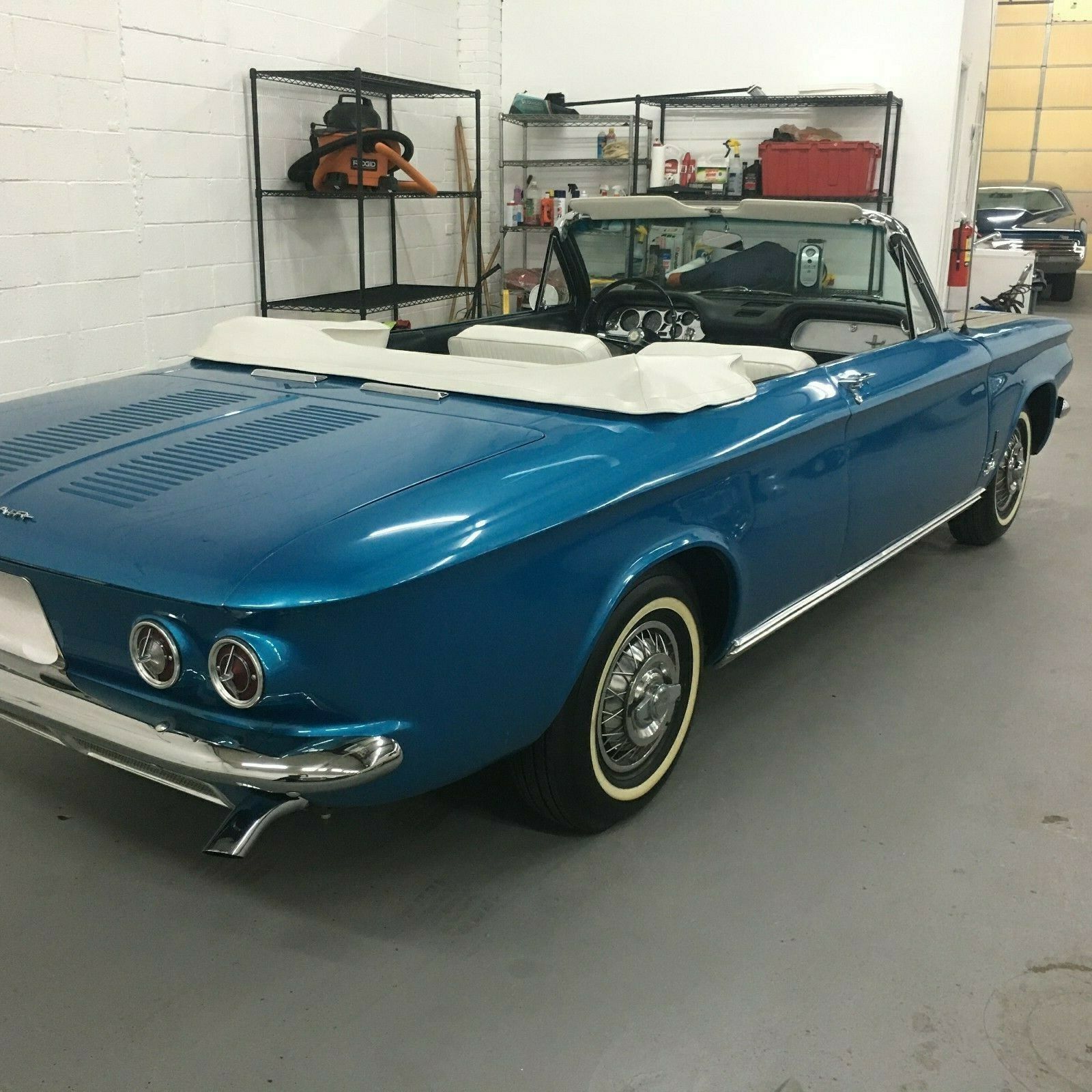 1963 chevrolet corvair monza spyder (convertible) with 82,545 original miles