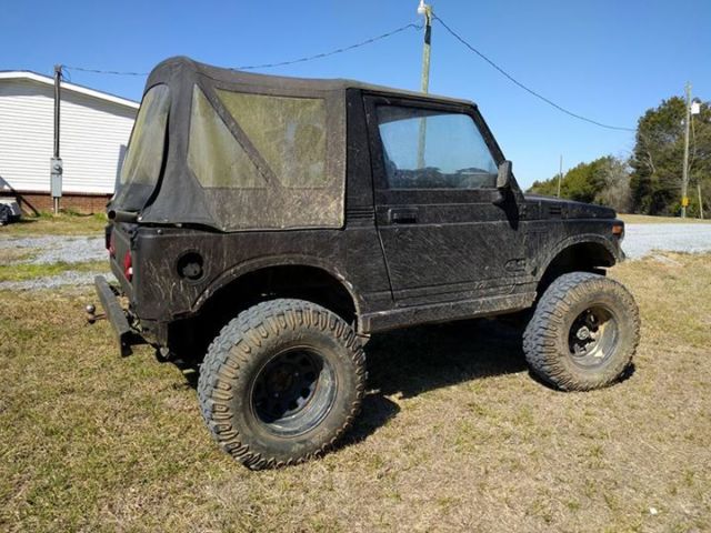 1988 suzuki samurai ja lifted spring over runs great 4x4 winch -- trail ready