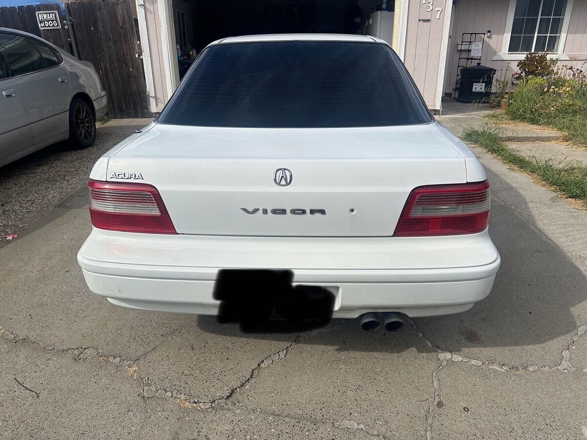 1993 acura vigor sedan white gs