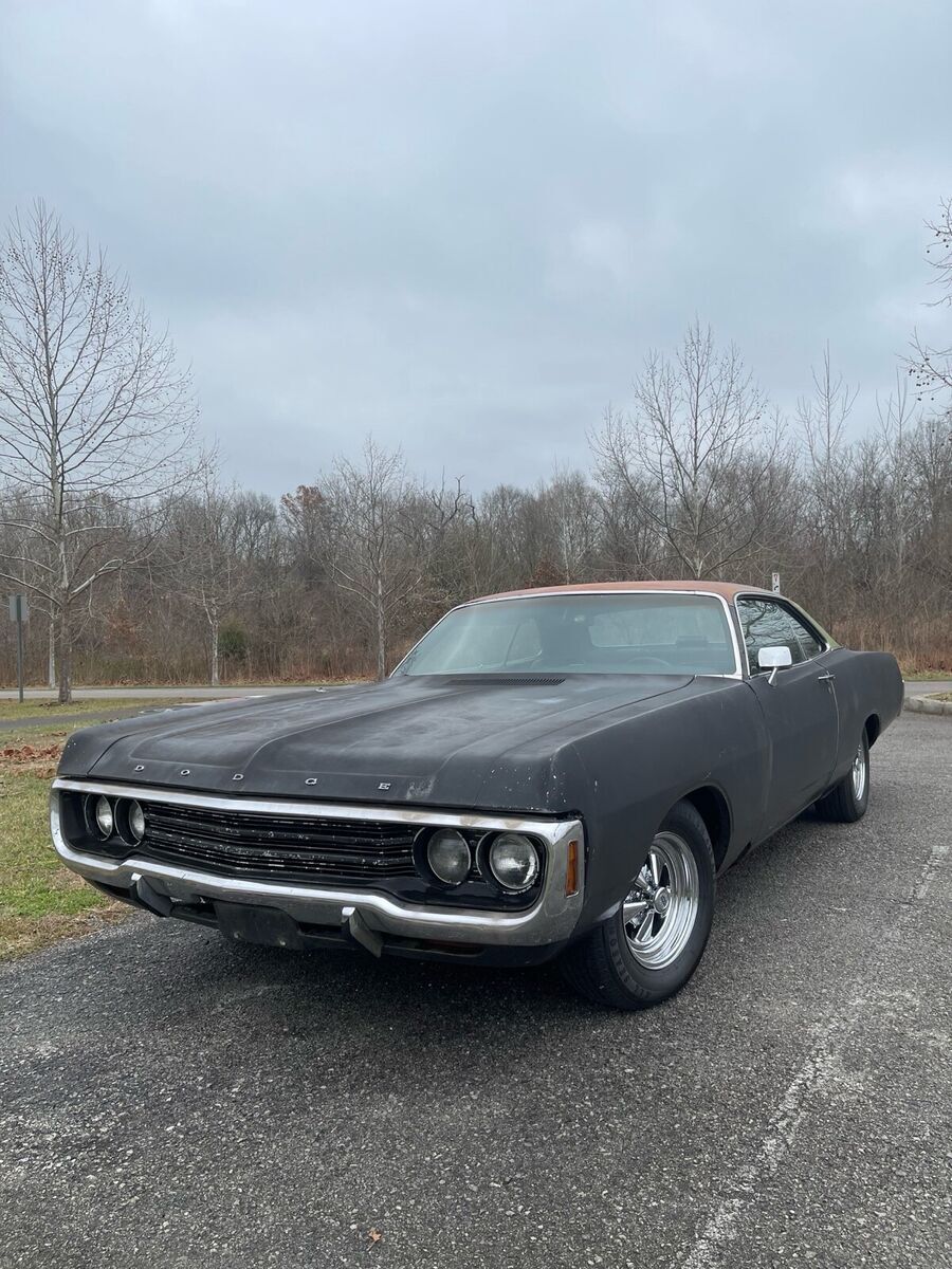 1971 dodge polara black rwd automatic