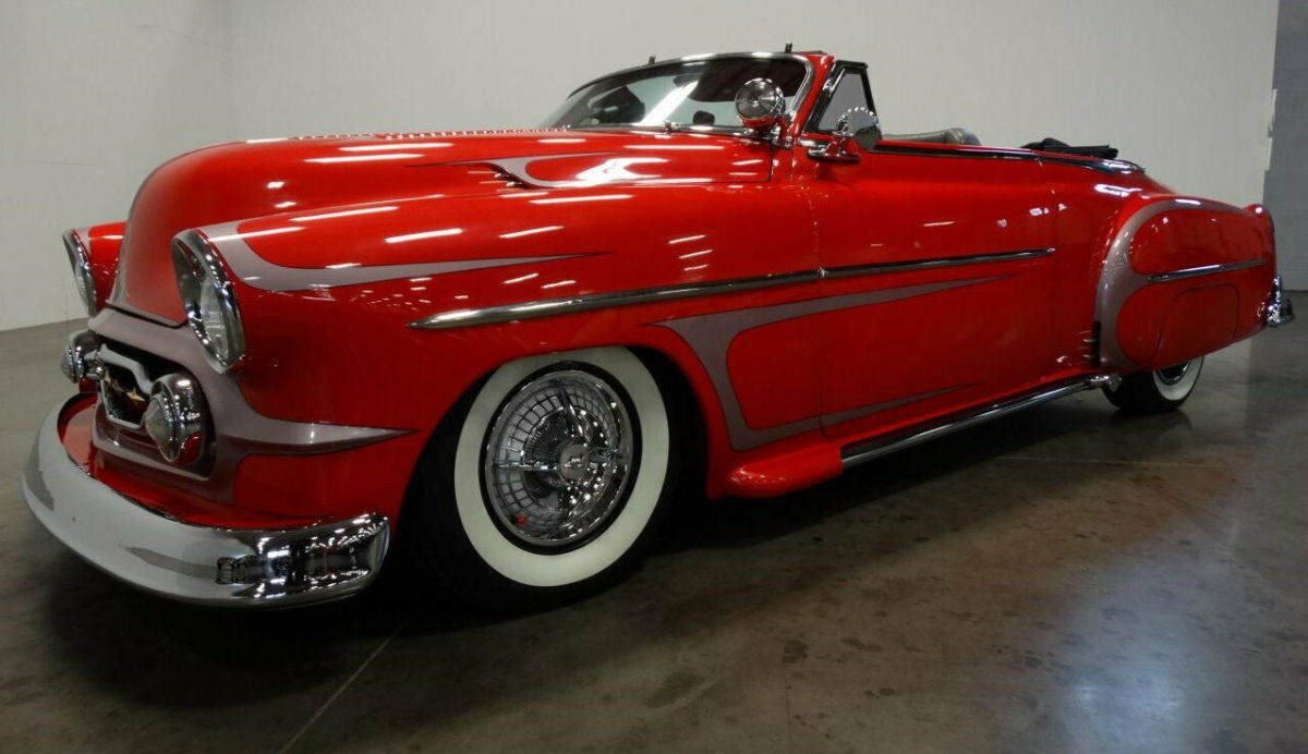 one of a kind 1952 chevy convertible. have to see to believe!