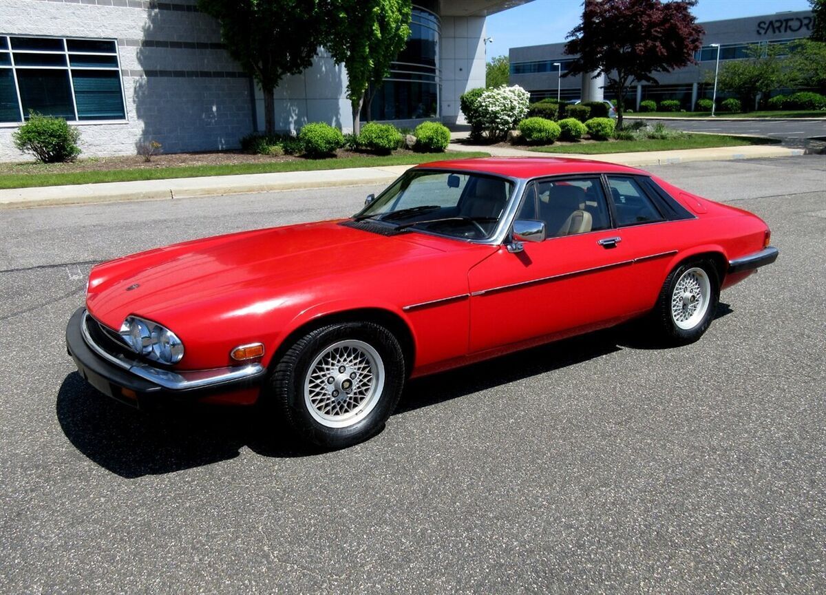 1989 jaguar xjs v12 coupe red super clean classic rare find must see