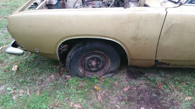 1968 plymouth barracuda barn find. car is as found. needs restoration or parts