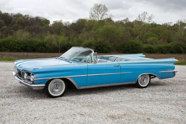 1959 oldsmobile 98 convertible very rare loaded same owner since 2001