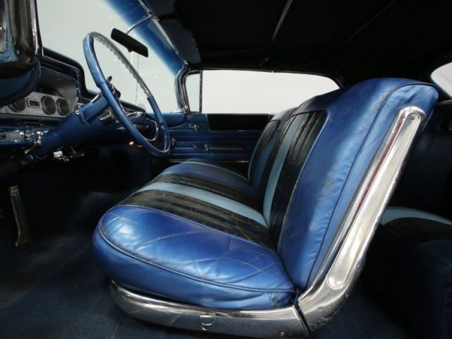 1960 pontiac bonneville 45591 miles skymist blue convertible 389 v8 4 speed aut