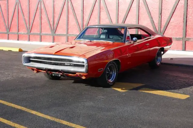 1970 dodge charger -real xp code-500-hemi orange 440-clean & solid mo