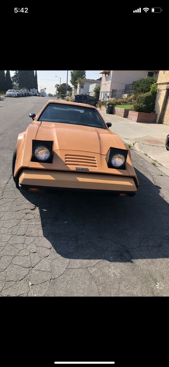 1975 amc brinklin sv1 coupe orange rwd automatic