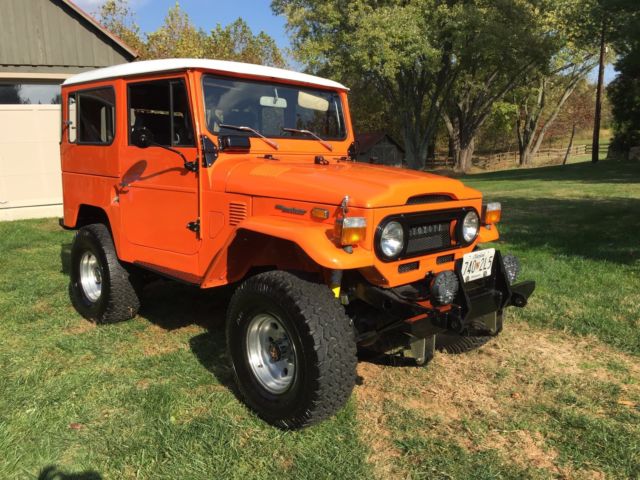 toyota fj-40 land cruiser - no rust! - power steering, body-frame restoration!